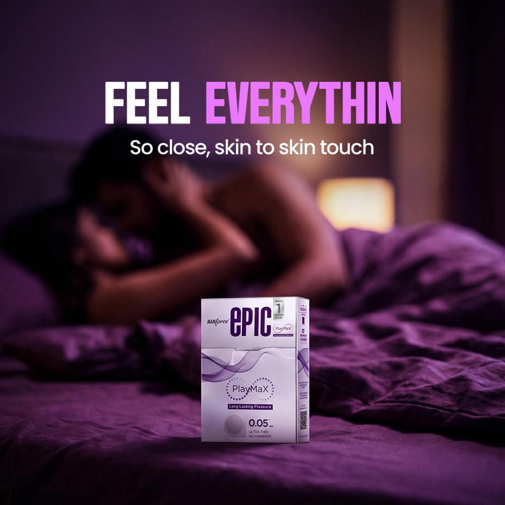 Manforce Epic Playmax Climax Delay Ultra Thin Condom| 10N