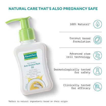EqualsTwo Anti Stretch Mark Oil 100ml