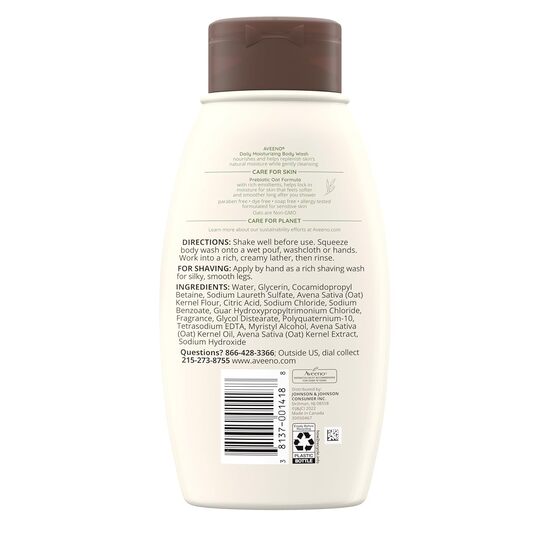 Aveeno Daily Moisturizing Body Wash, 354ml
