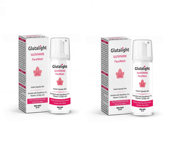 Glutalight Glutathione Face Wash 60ML, PACK OF 2