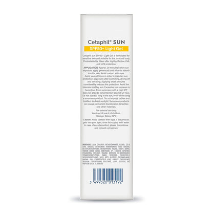 Cetaphil Sun SPF 50 Light Gel - Sensitive Skin 50 ml