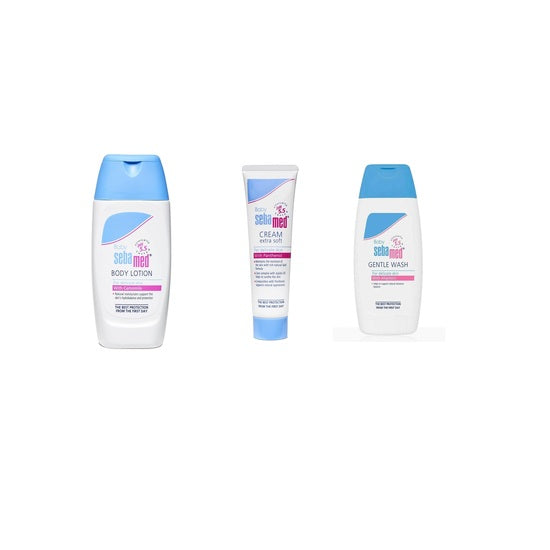 Sebamed Baby Combo Cream, Baby Wash Lotion, 50ml