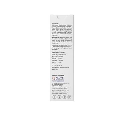 Setosa Smooth Skin Whitening Cream 30gm