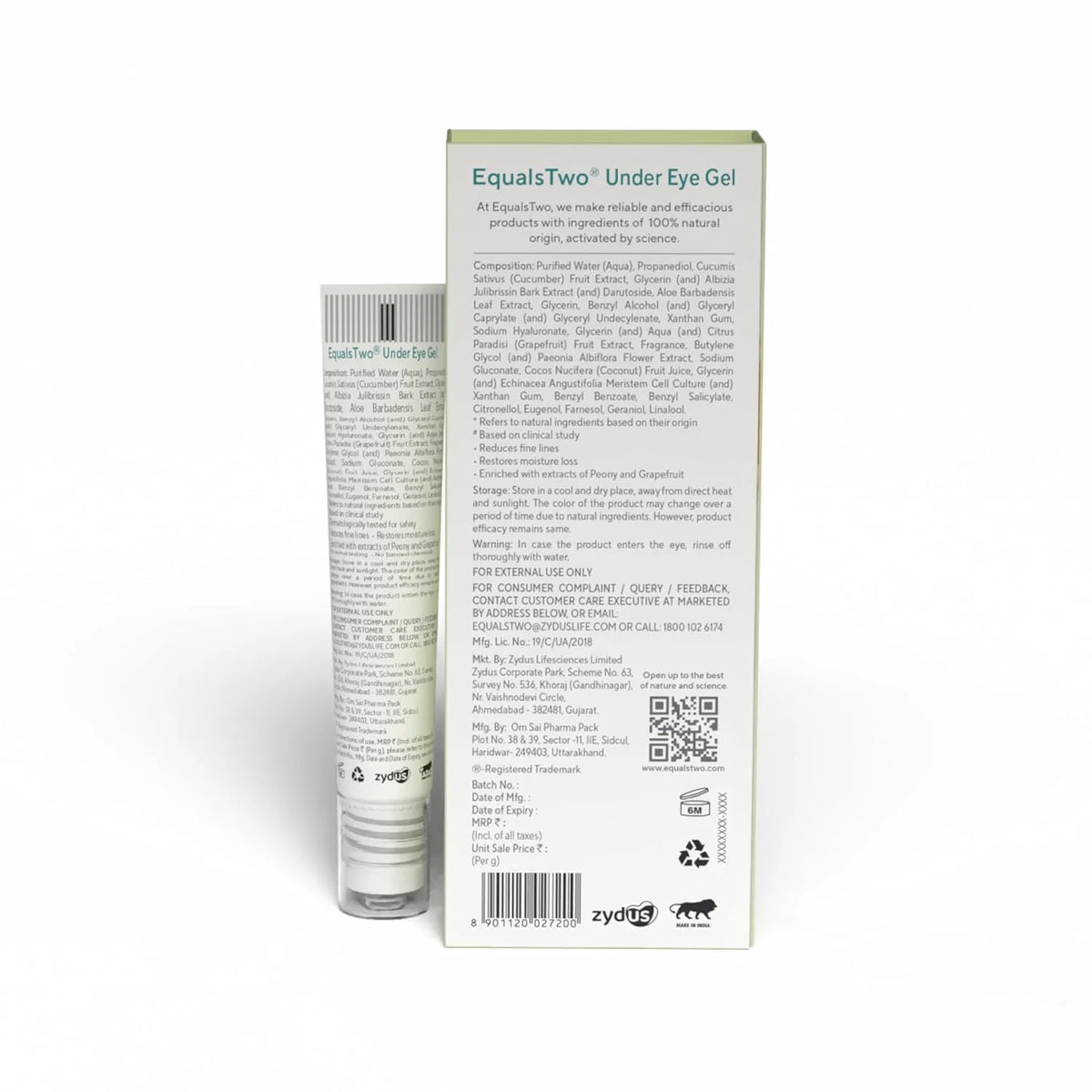 EqualsTwo Under Eye Gel 15gm