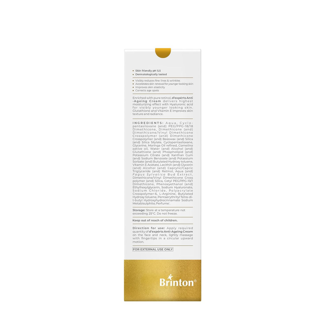 Brinton d'experts Anti Ageing Cream, 30gm