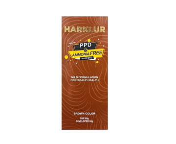 HARKLUR | PPD & AMONIA FREE HAIR DYE | BROWN COLOR | 60 GM