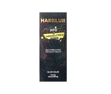 Harklur Hair Color Cream Black Hair Dye ,Black Color , 60ml