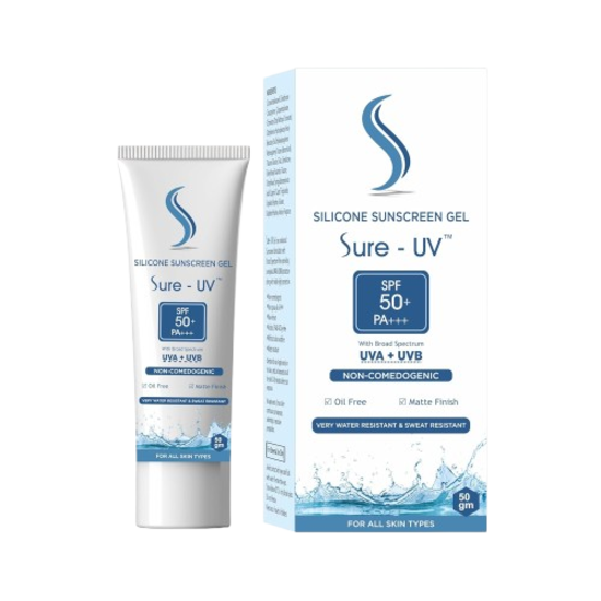 Sure-UV Silicone Sunscreen Gel SPF 50 PA+++, 50gm