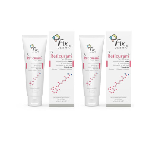 Fixderma Reticuram Face Cleanser PACK OF 2, 75ml