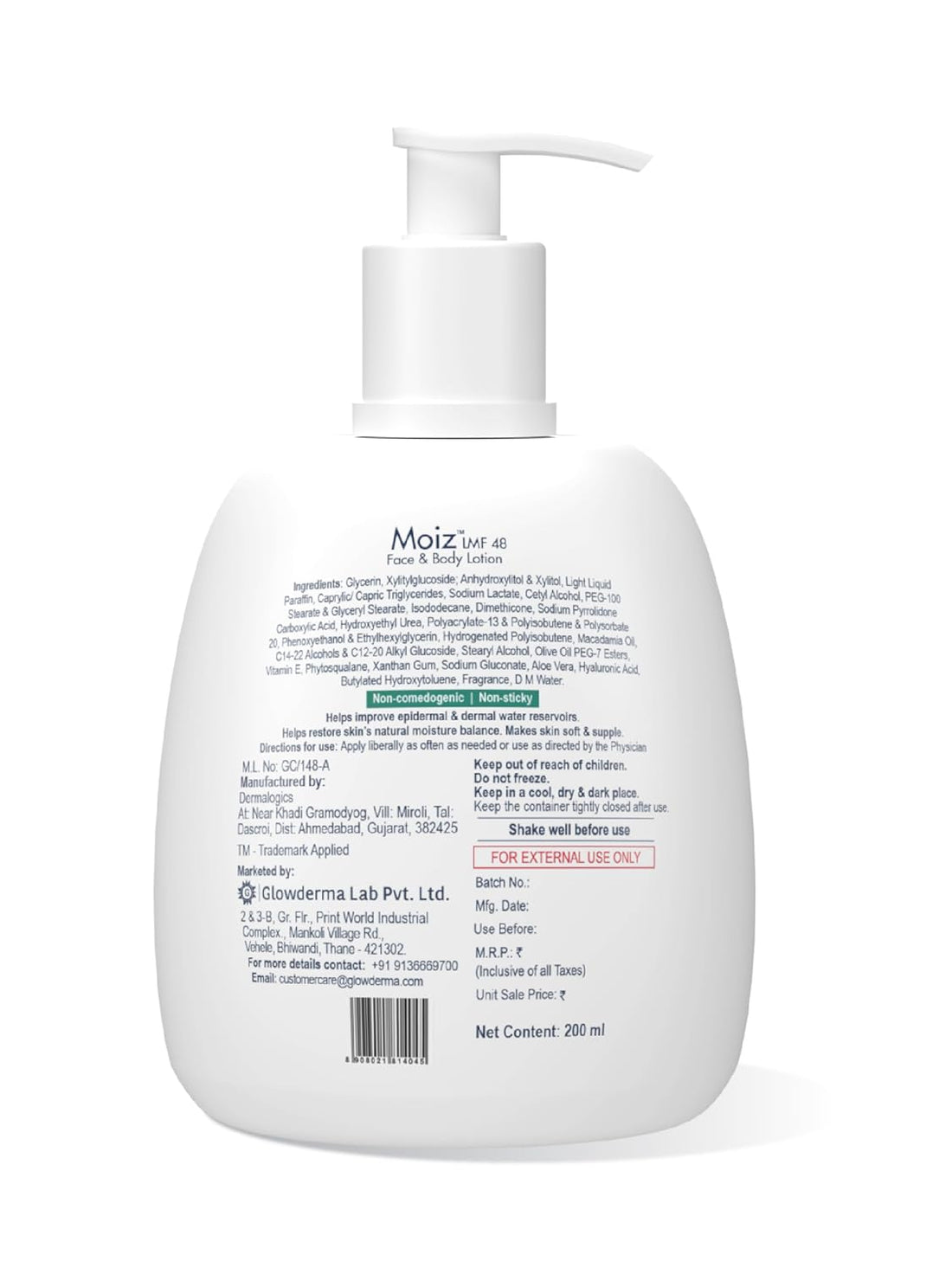 Moiz Lmf 48 Lotion, 200ml