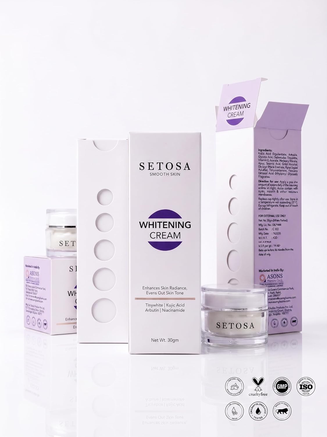 Setosa Smooth Skin Whitening Cream 30gm