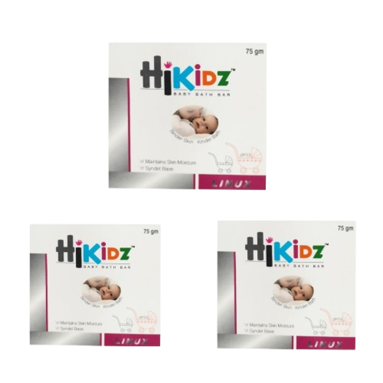 Hikidz Baby Bath Bar 75gm x 3