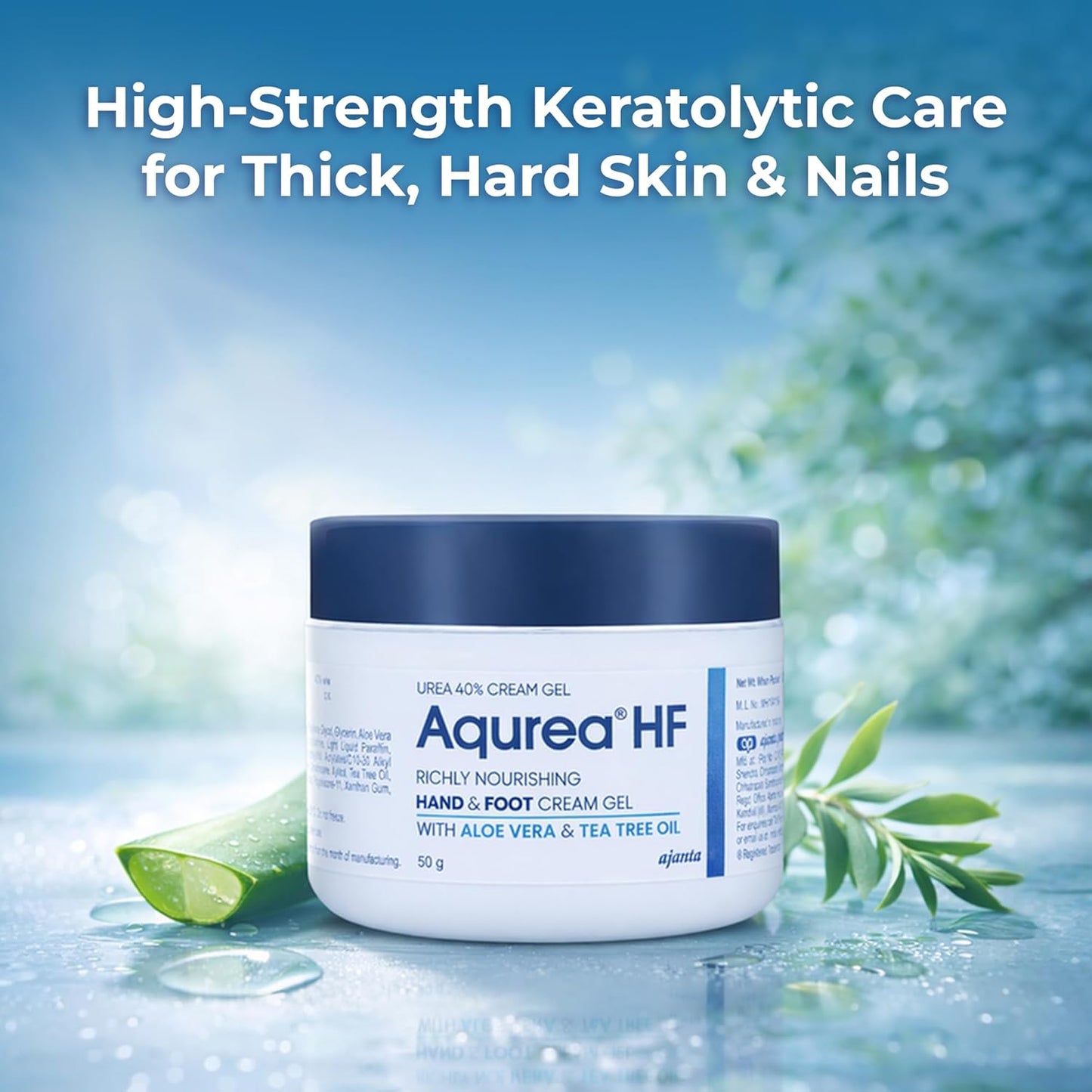 Aqurea HF Urea 40% Cream Gel, 50gm