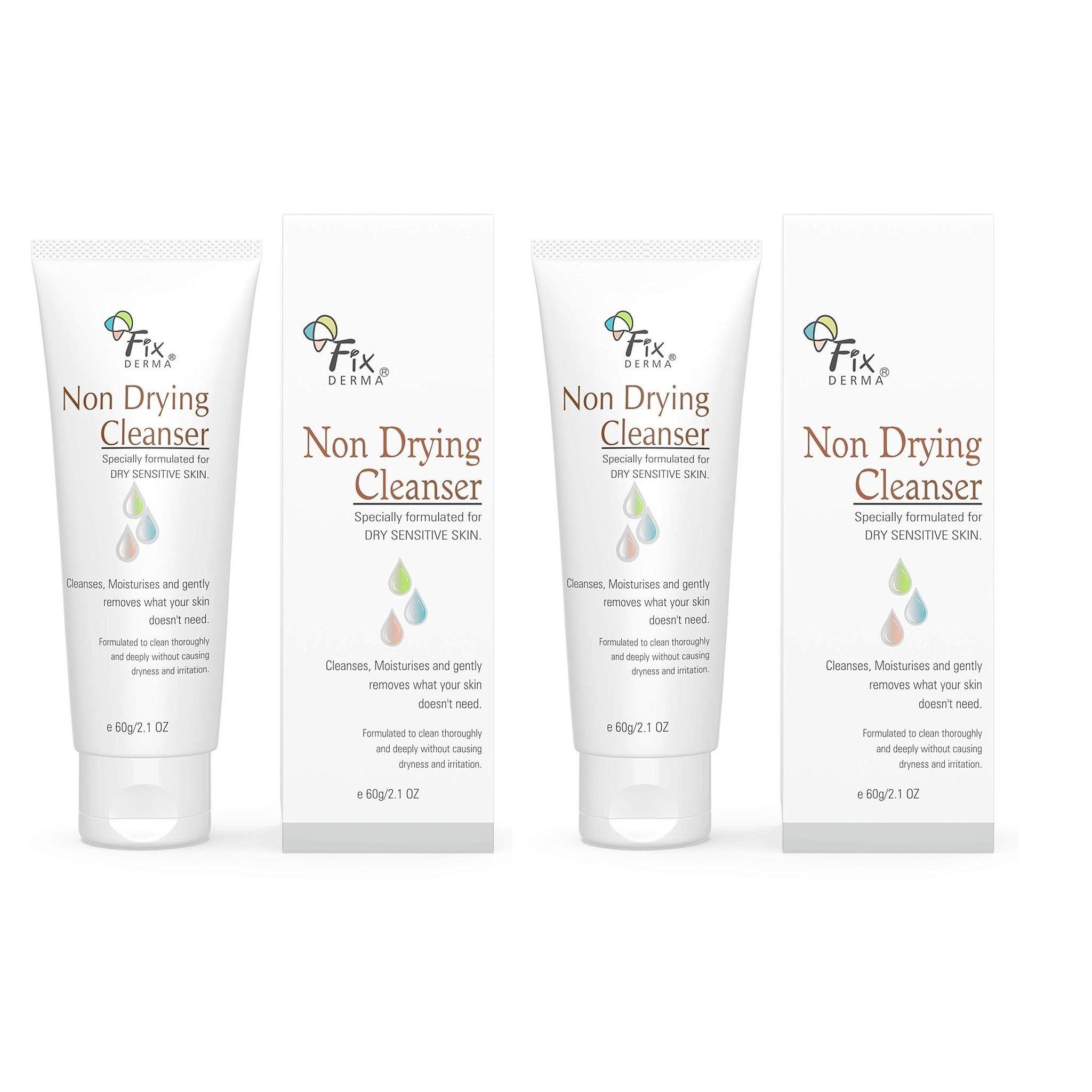 Fixderma Non Drying Cleanser PACK OF 2 60gm