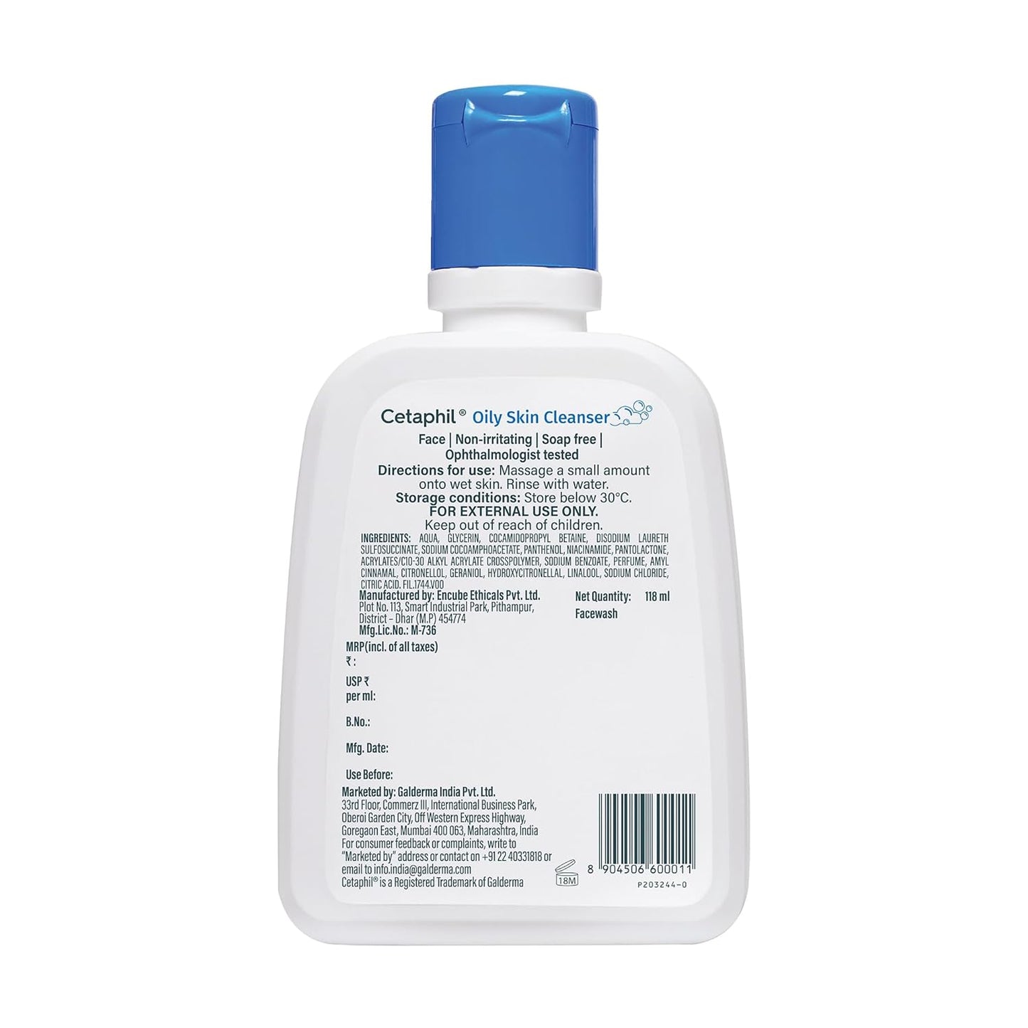 Cetaphil Oily Skin Cleanser,