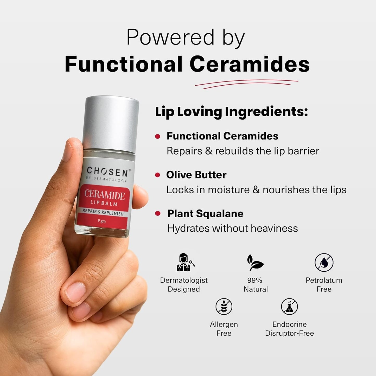 Chosen Ceramide Lip Balm 9gm