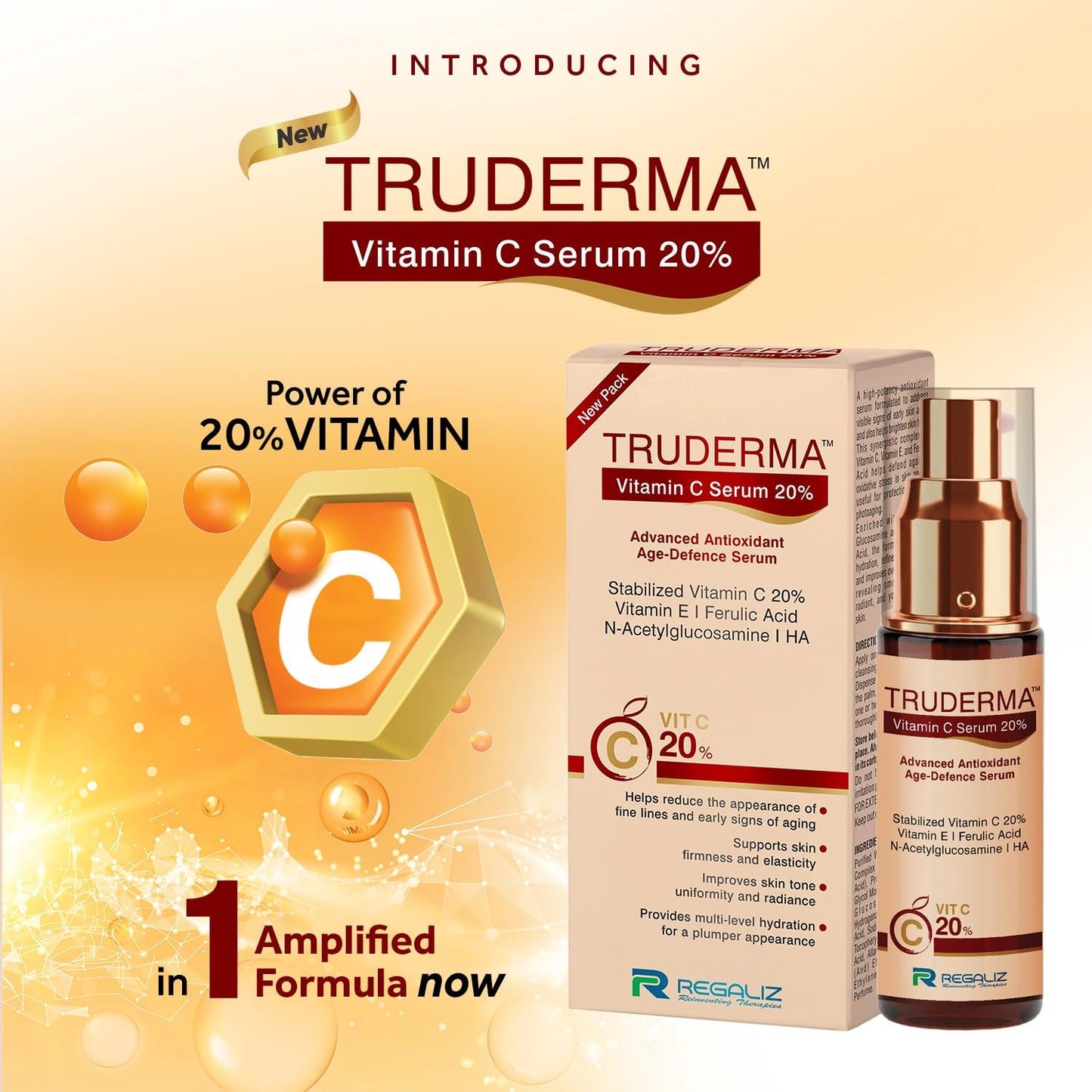 Truderma Stabilized Vitamin C Serum 20%, 20ml