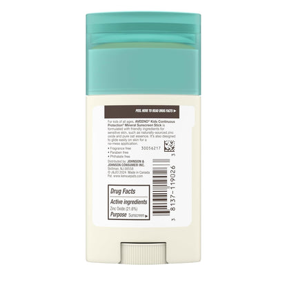 Kids Continuous Protection® Mineral Sunscreen Stick with Broad Spectrum, SPF 50 1.5 oz , 42gm