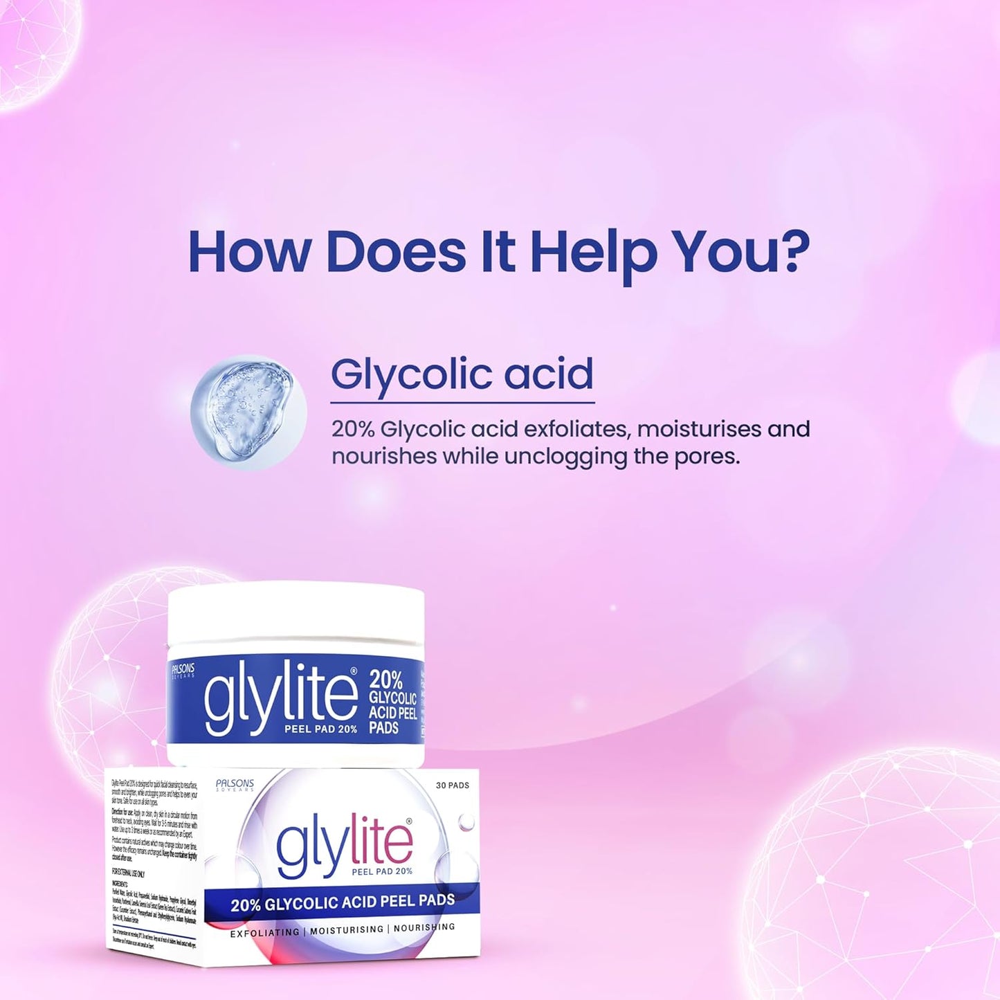 Glylite Peel Pad 20%,
