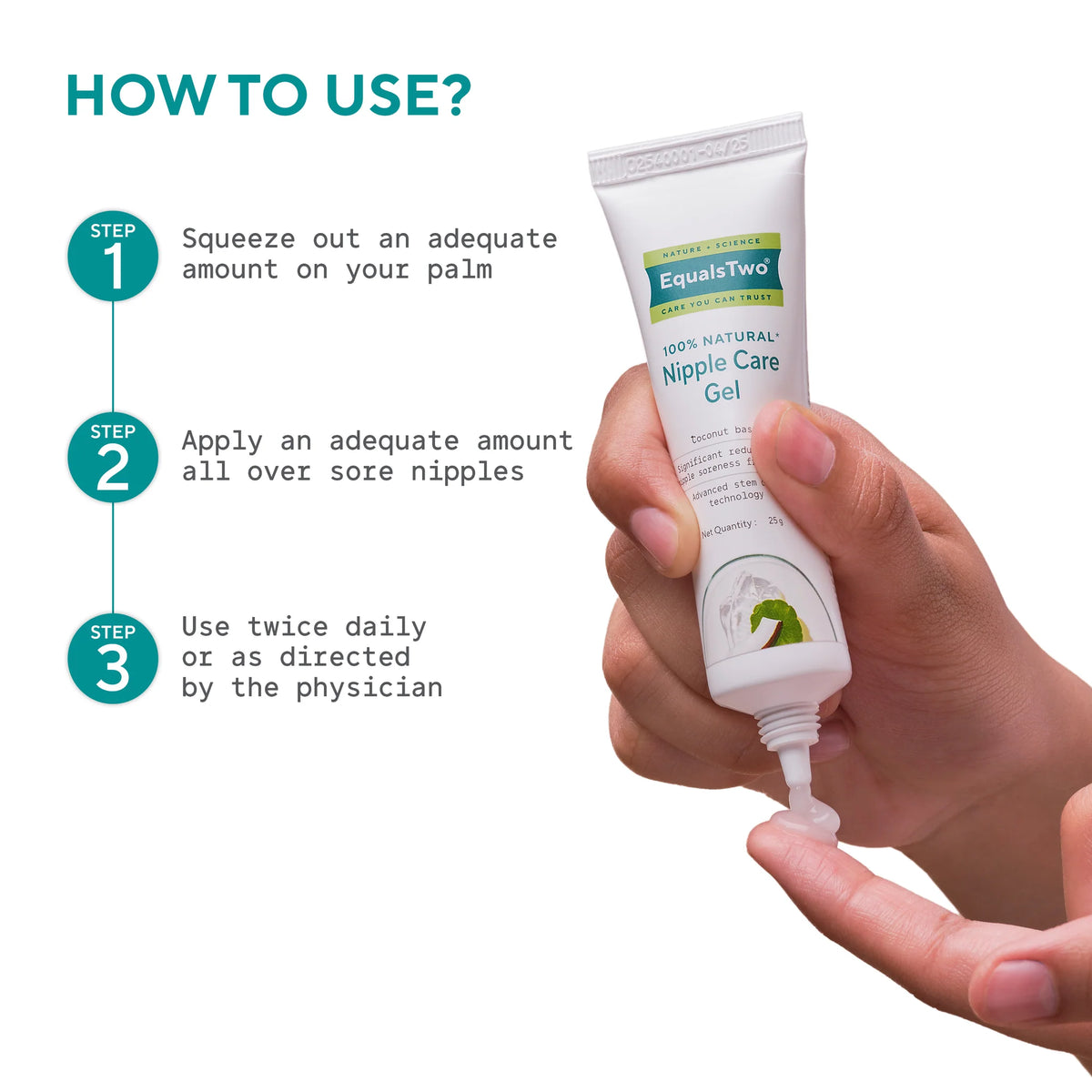 EqualsTwo Nipple Care Gel 25gm