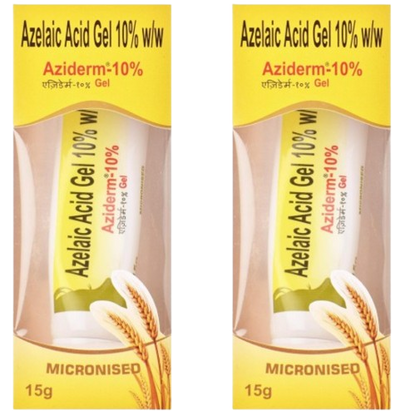 Aziderm 10% gel, 15gm