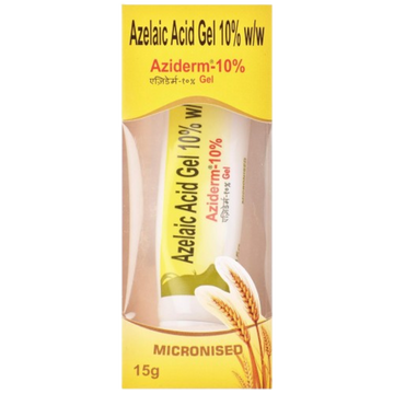 Aziderm 10% gel, 15gm