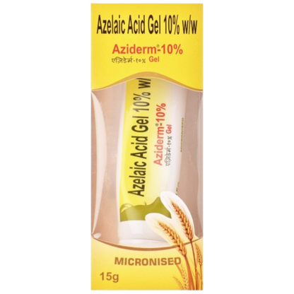 Aziderm 10% gel, 15gm