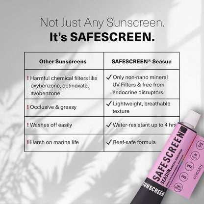 Chosen Safescreen Seasun Mineral Sunscreen SPF 40+ PA++++ 40ml