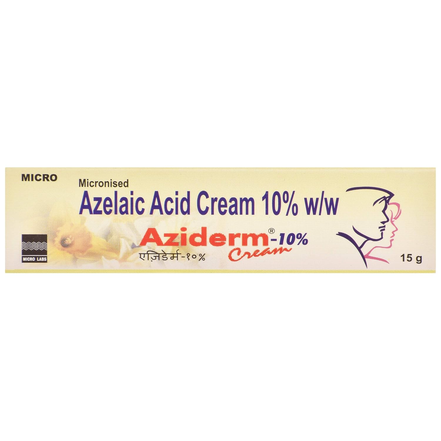 Azmiderm Aziderm 10% cream (15gm)