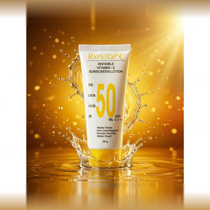 Raystop C Invisible Vitamin-C Sunscreen SPF 50 PA+++ 45gm