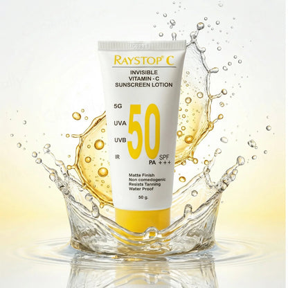 Raystop C Invisible Vitamin-C Sunscreen SPF 50 PA+++ 45gm