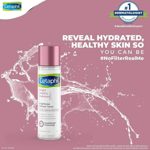 Cetaphil Bright Healthy Radiance Brightness Refresh Toner, 150 ml