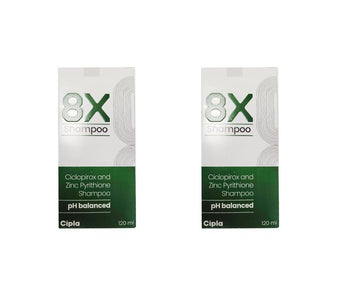 8X Shampoo (120ML) (PACK OF 2)
