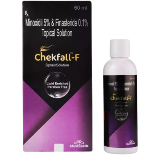 Chekfall-F 5% Topical Solution, 60ml