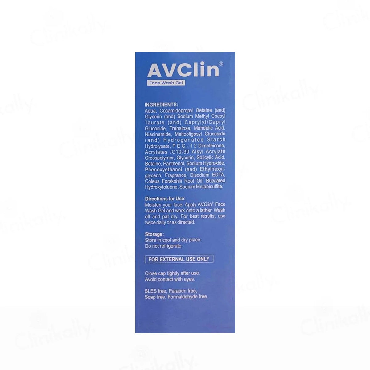 Avclin Face Wash Gel 100ml