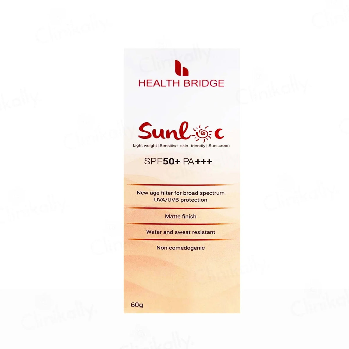 Sunloc Lightweight Matte Sunscreen SPF 50+ PA+++ 60gm