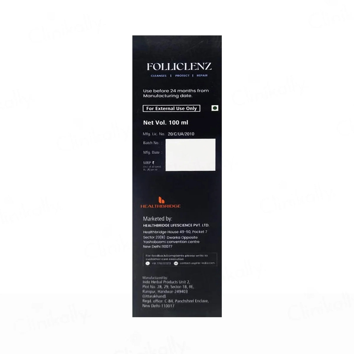 Folliclenz Neutral pH Shampoo 100ml