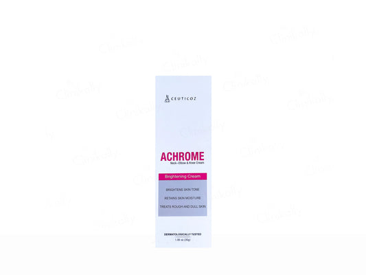 Ceuticoz Achrome Neck-Elbow & Knee Brightening Cream, 30gm