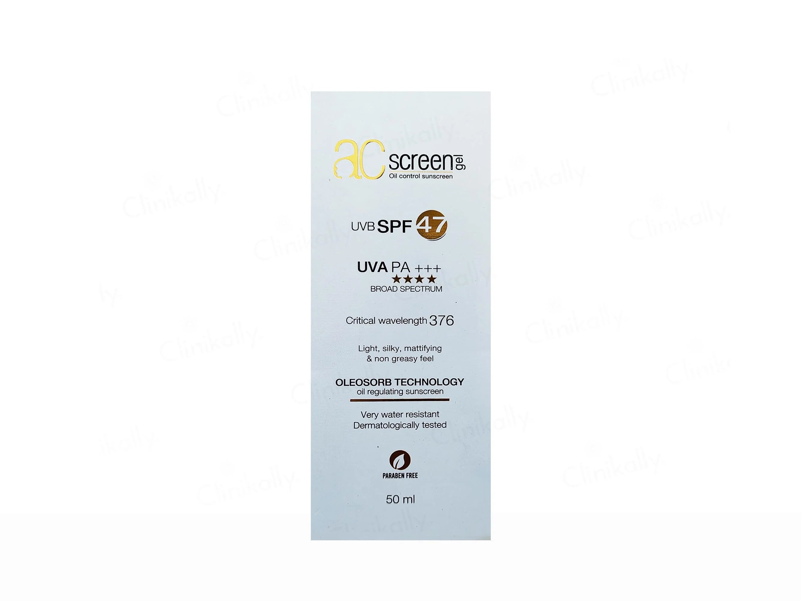 Acscreen Oil Control Sunscreen Gel SPF 47 50ml – Dermatics.in