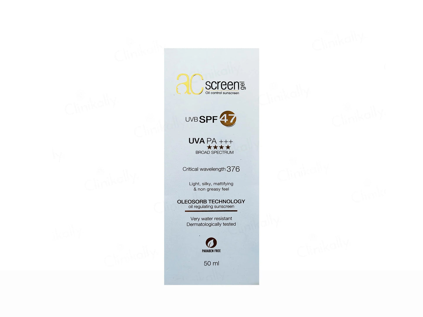 Acscreen Oil Control Sunscreen Gel SPF 47 50ml