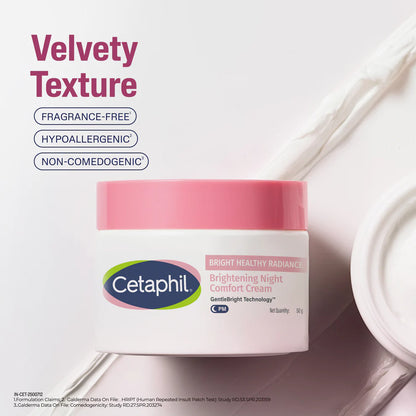 Cetaphil Brightening Night Comfort Cream, 50 g