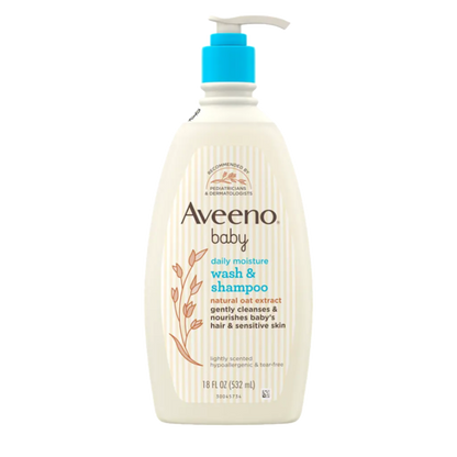 Aveeno Baby Daily Moisture Wash & Shampoo,