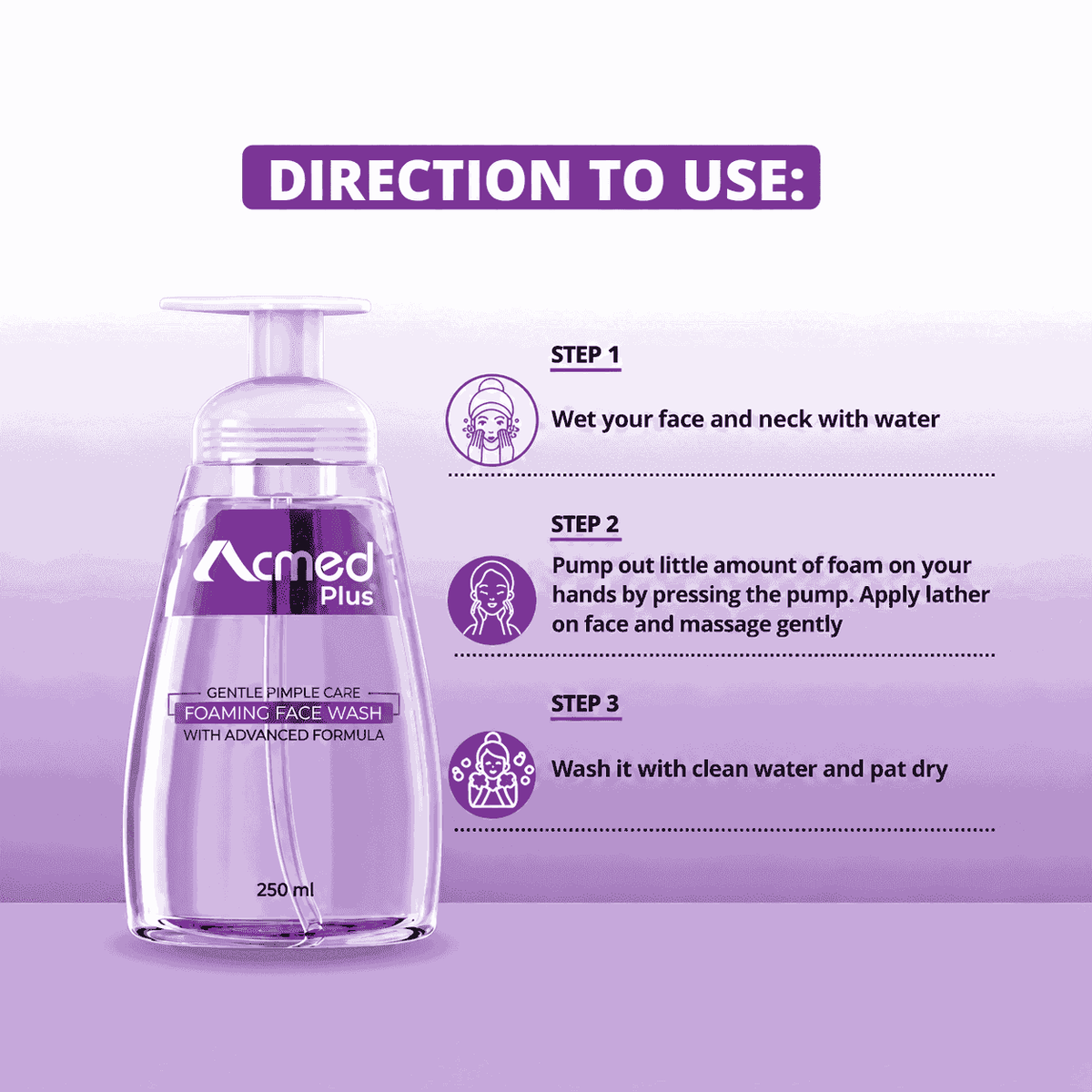 Acmed Plus Foaming Face Wash