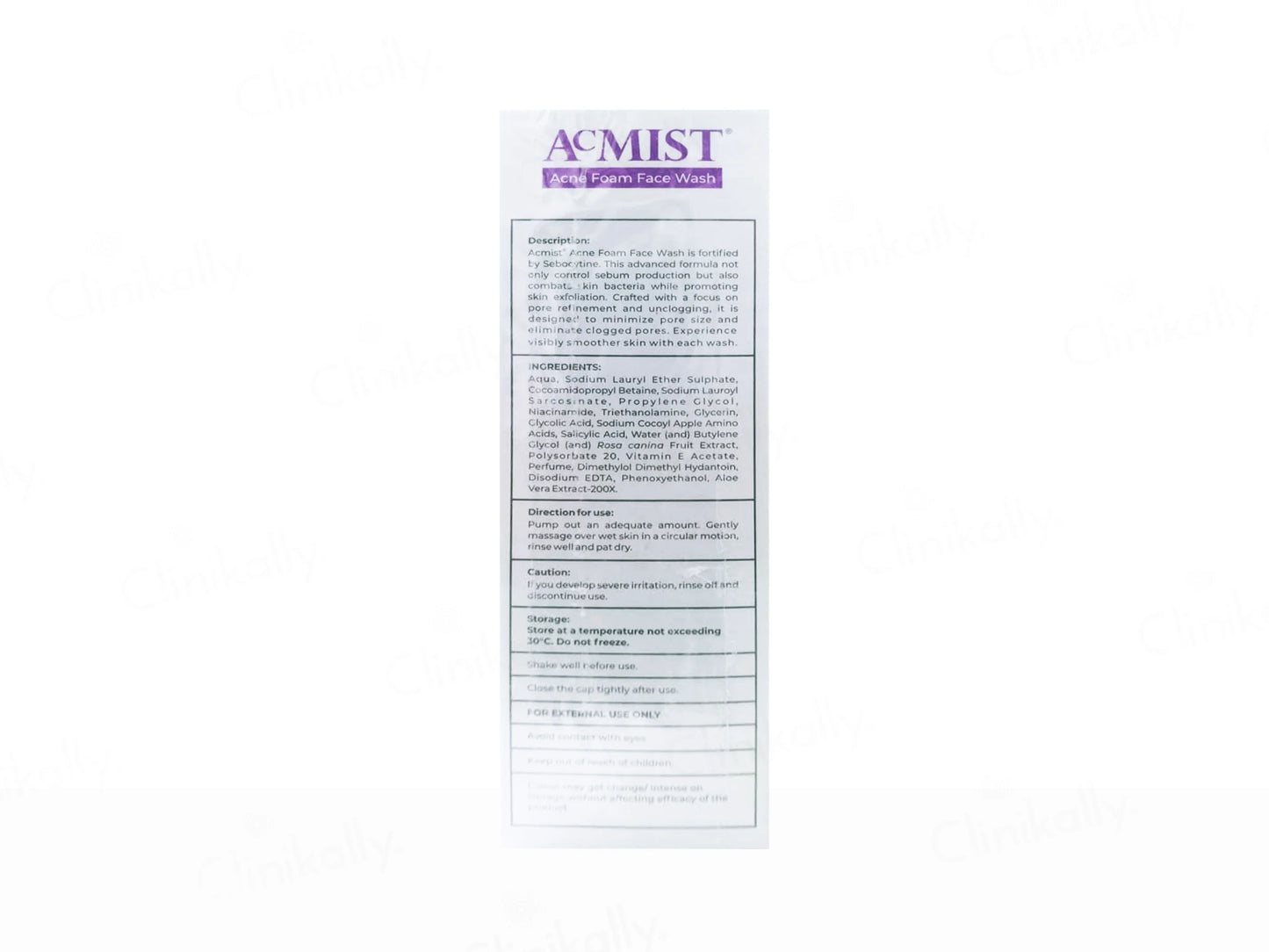 Acmist Acne Foam Face Wash 100ml