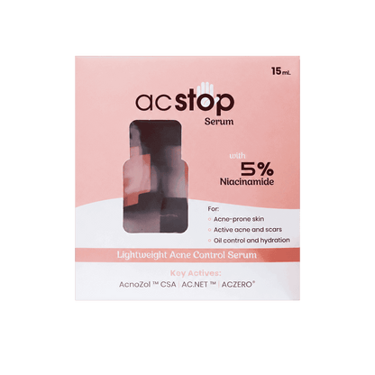 Acstop Lightweight Acne Control Face Serum 5%, 15ml