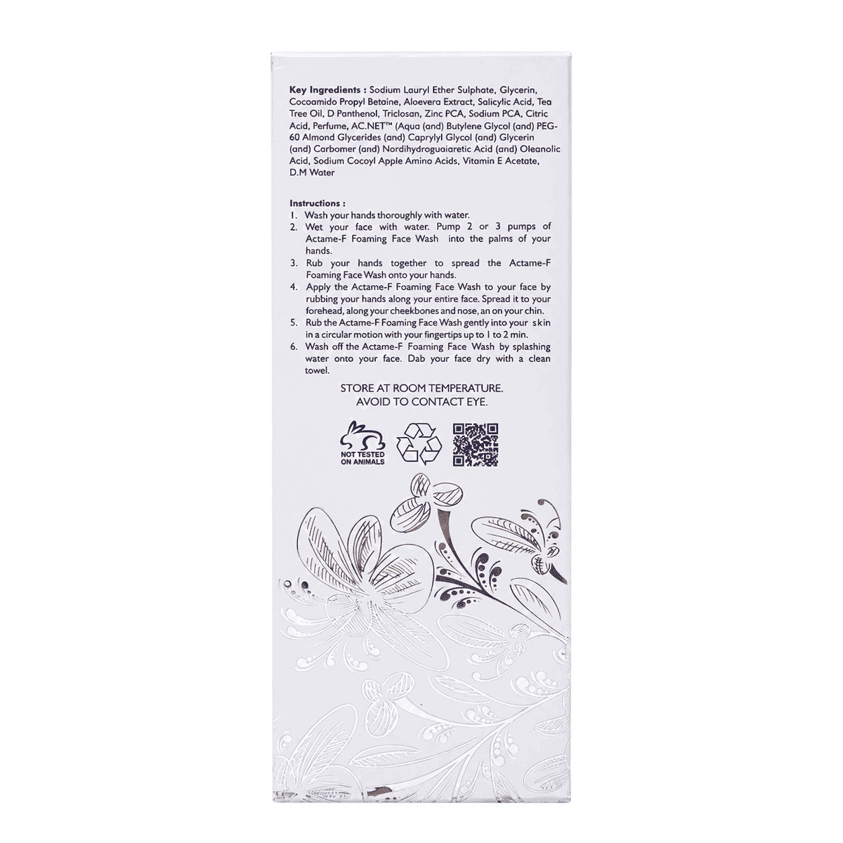 Actame F Foaming Facewash 150ml