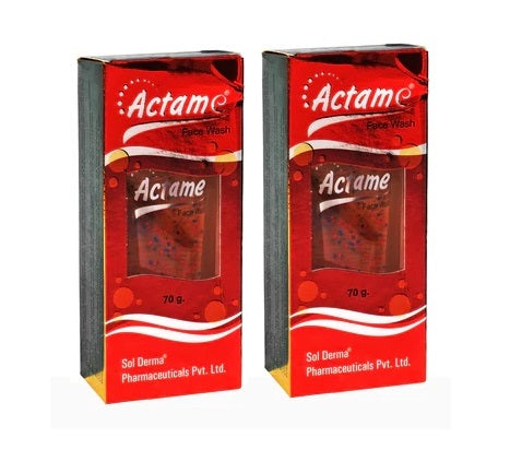 Actame Face Wash 70GM (Pack of 2)