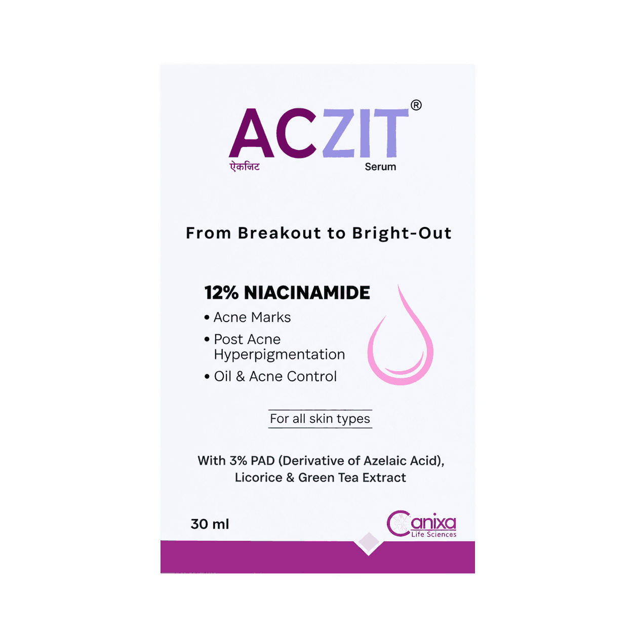 Aczit 12% Niacinamide Face Serum 30ml
