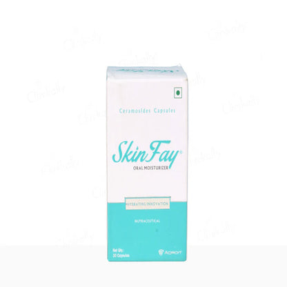 Skinfay moisturizer bottle, 30caps
