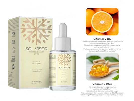 Sol Visor Face Mist Sunscreen SPF 50 50ml